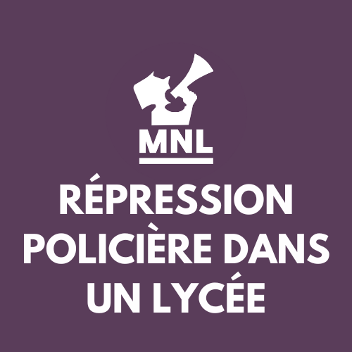 Répression policière envers des lycéen-ne-s à Nanterre